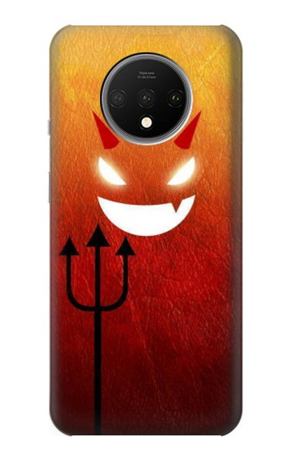 S2454 Red Cute Little Devil Cartoon Case For OnePlus 7T