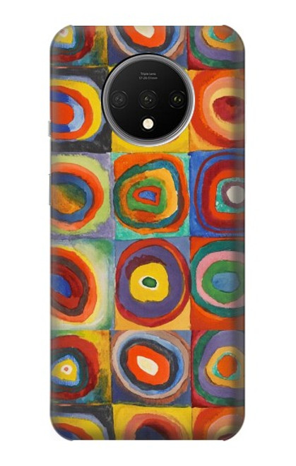 S3409 Squares Concentric Circles Case For OnePlus 7T