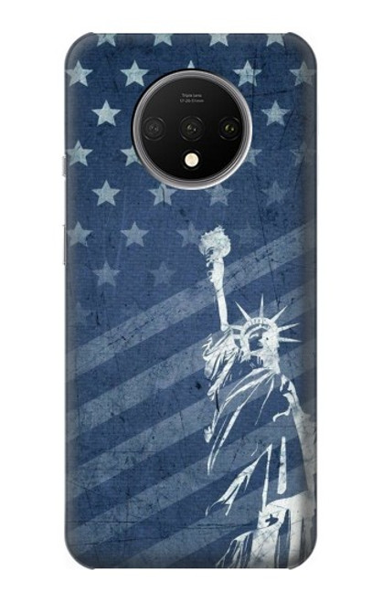 S3450 US Flag Liberty Statue Case For OnePlus 7T