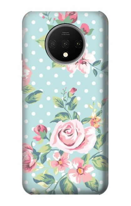S3494 Vintage Rose Polka Dot Case For OnePlus 7T