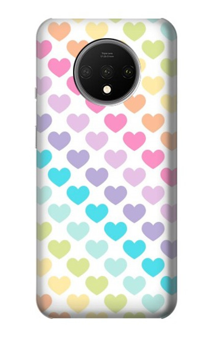 S3499 Colorful Heart Pattern Case For OnePlus 7T