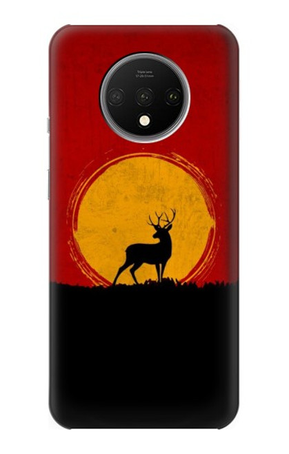 S3513 Deer Sunset Case For OnePlus 7T