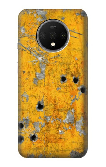 S3528 Bullet Rusting Yellow Metal Case For OnePlus 7T