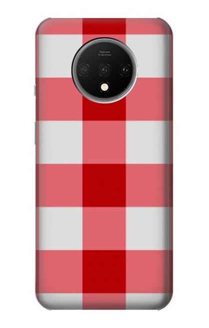 S3535 Red Gingham Case For OnePlus 7T