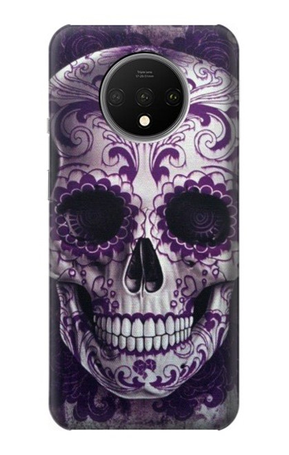 S3582 Purple Sugar Skull Case For OnePlus 7T