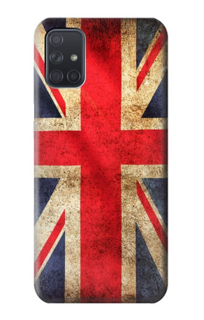 S2303 British UK Vintage Flag Case For Samsung Galaxy A71