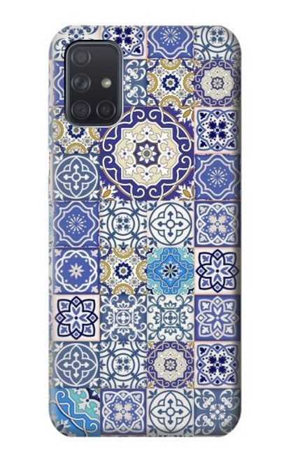 S3537 Moroccan Mosaic Pattern Case For Samsung Galaxy A71