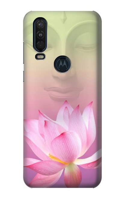 S3511 Lotus flower Buddhism Case For Motorola One Action (Moto P40 Power)