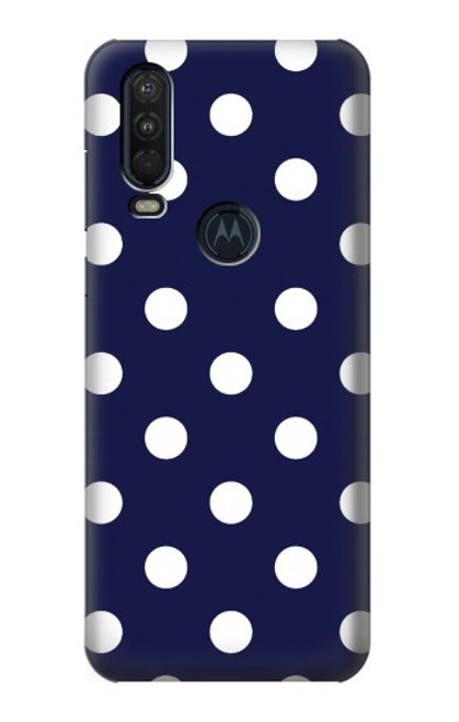 S3533 Blue Polka Dot Case For Motorola One Action (Moto P40 Power)
