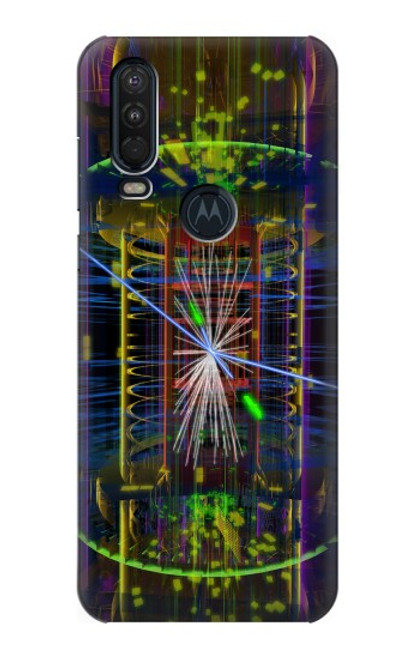 S3545 Quantum Particle Collision Case For Motorola One Action (Moto P40 Power)