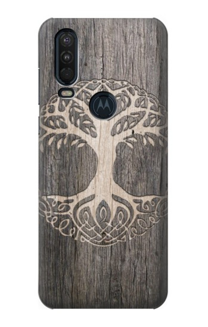 S3591 Viking Tree of Life Symbol Case For Motorola One Action (Moto P40 Power)