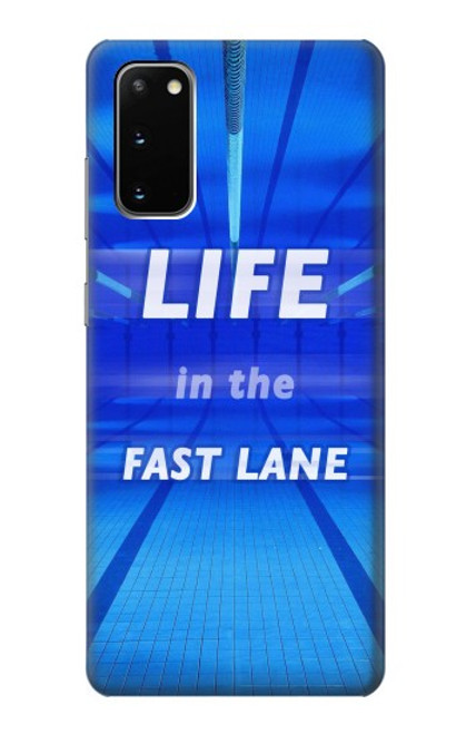 S3136 Life in the Fast Lane Swimming Pool Case For Samsung Galaxy S20