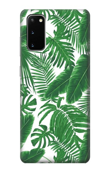 S3457 Paper Palm Monstera Case For Samsung Galaxy S20