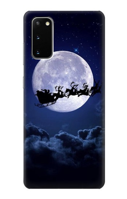 S3508 Xmas Santa Moon Case For Samsung Galaxy S20