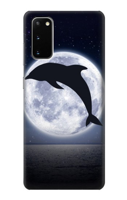 S3510 Dolphin Moon Night Case For Samsung Galaxy S20