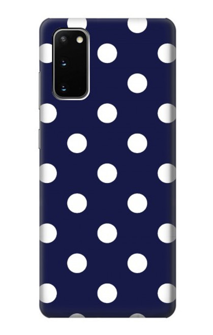 S3533 Blue Polka Dot Case For Samsung Galaxy S20