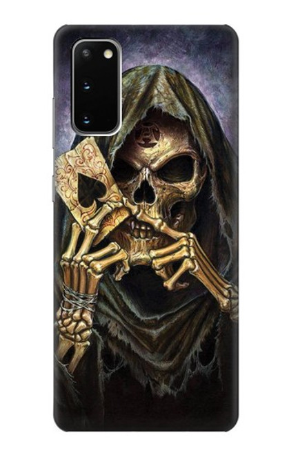 S3594 Grim Reaper Wins Poker Case For Samsung Galaxy S20