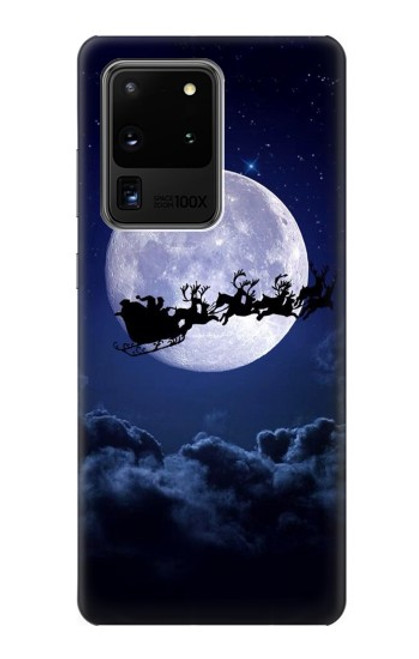 S3508 Xmas Santa Moon Case For Samsung Galaxy S20 Ultra