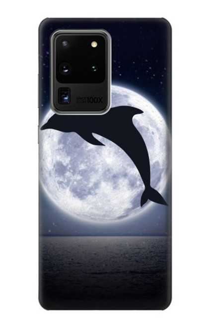 S3510 Dolphin Moon Night Case For Samsung Galaxy S20 Ultra