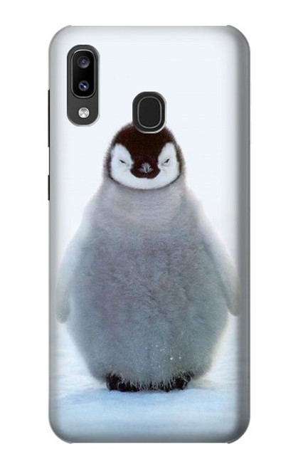 S1075 Penguin Ice Case For Samsung Galaxy A20, Galaxy A30
