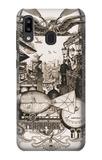 S1681 Steampunk Drawing Case For Samsung Galaxy A20, Galaxy A30
