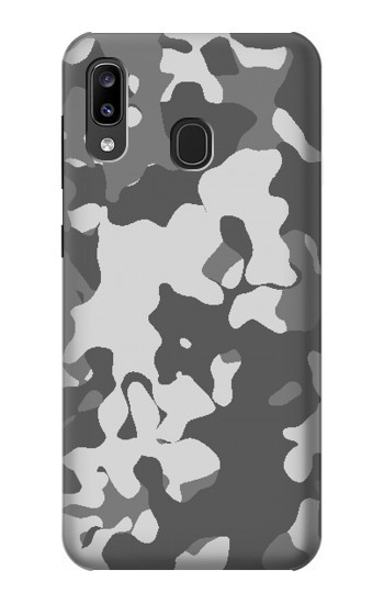 S2186 Gray Camo Camouflage Graphic Printed Case For Samsung Galaxy A20, Galaxy A30