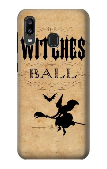 S2648 Vintage Halloween The Witches Ball Case For Samsung Galaxy A20, Galaxy A30
