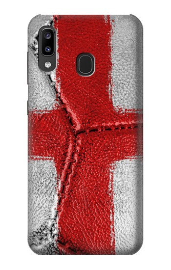 S3316 England Flag Vintage Football Graphic Case For Samsung Galaxy A20, Galaxy A30