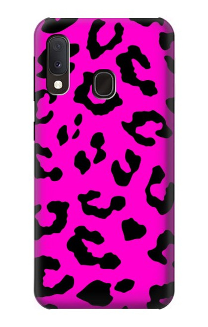 S1850 Pink Leopard Pattern Case For Samsung Galaxy A20e