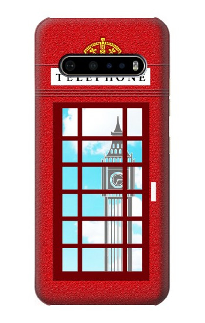 S2059 England British Telephone Box Minimalist Case For LG V60 ThinQ 5G