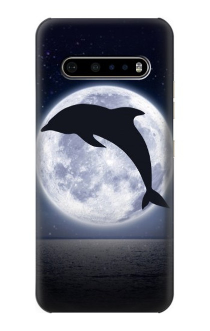 S3510 Dolphin Moon Night Case For LG V60 ThinQ 5G