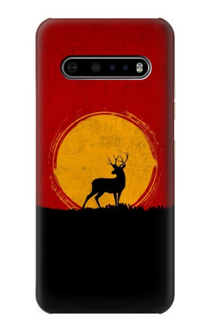 S3513 Deer Sunset Case For LG V60 ThinQ 5G