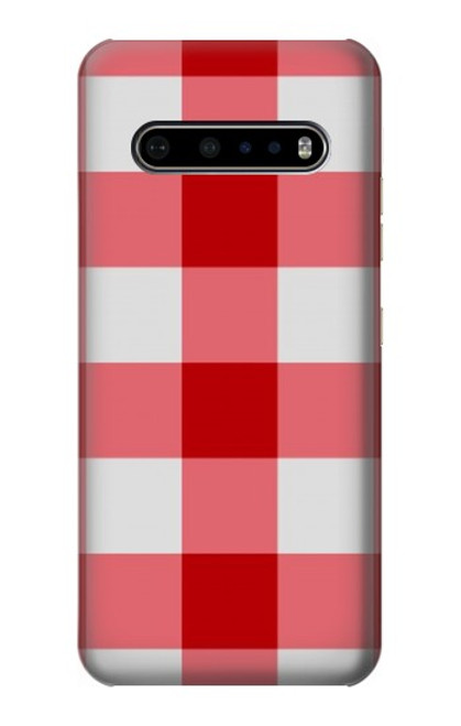 S3535 Red Gingham Case For LG V60 ThinQ 5G