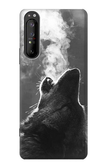 S3505 Wolf Howling Case For Sony Xperia 1 II