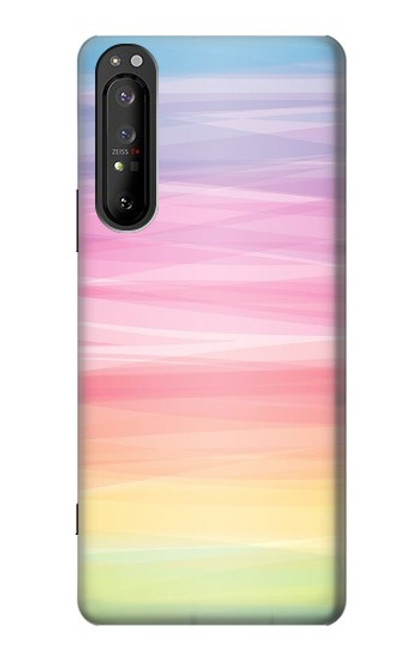 S3507 Colorful Rainbow Pastel Case For Sony Xperia 1 II