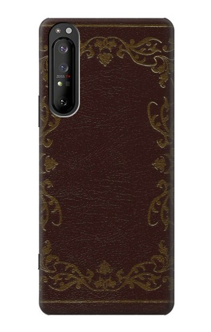 S3553 Vintage Book Cover Case For Sony Xperia 1 II