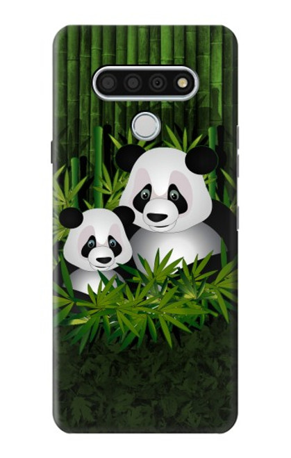 S2441 Panda Family Bamboo Forest Case For LG Stylo 6