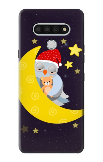 S2849 Cute Sleepy Owl Moon Night Case For LG Stylo 6