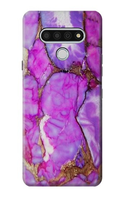 S2907 Purple Turquoise Stone Case For LG Stylo 6