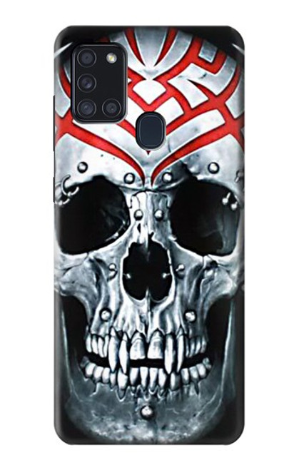 S0223 Vampire Skull Tattoo Case For Samsung Galaxy A21s