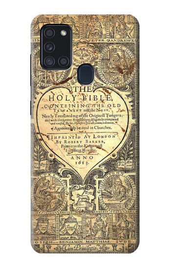 S0330 Bible Page Case For Samsung Galaxy A21s