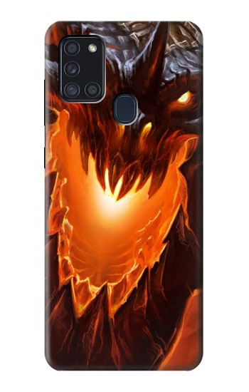 S0414 Fire Dragon Case For Samsung Galaxy A21s