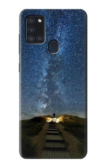 S0734 Stairway to Heaven Iceland Case For Samsung Galaxy A21s