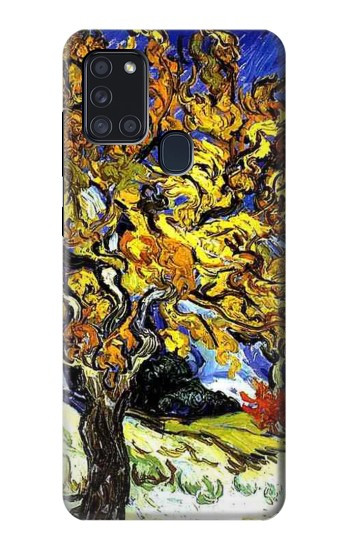 S0902 Mulberry Tree Van Gogh Case For Samsung Galaxy A21s