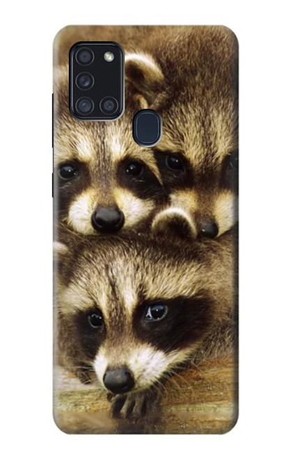S0977 Baby Raccoons Case For Samsung Galaxy A21s