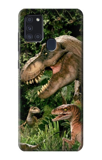 S1452 Trex Raptor Dinosaur Case For Samsung Galaxy A21s