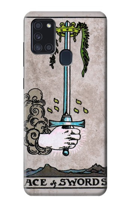 S2482 Tarot Card Ace of Swords Case For Samsung Galaxy A21s