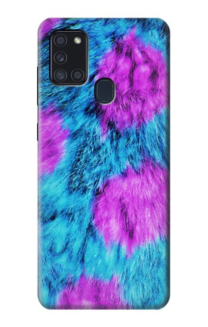S2757 Monster Fur Skin Pattern Graphic Case For Samsung Galaxy A21s