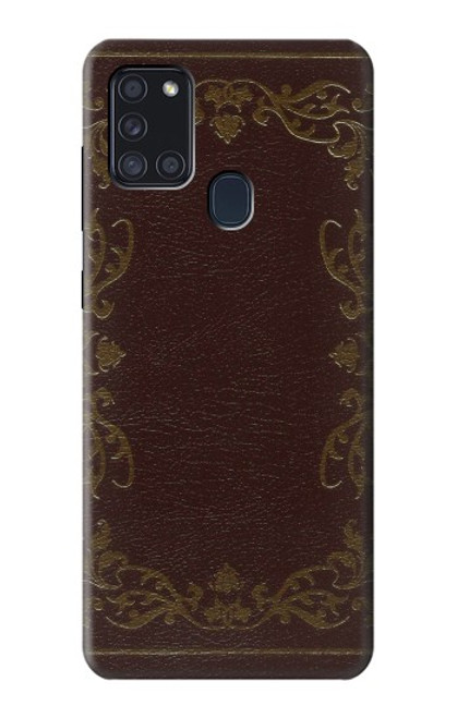 S3553 Vintage Book Cover Case For Samsung Galaxy A21s