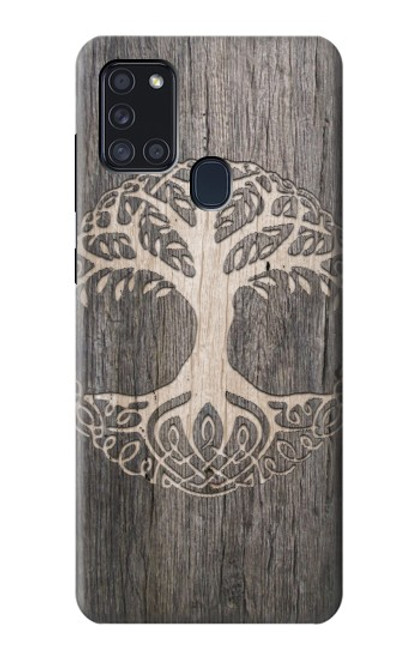 S3591 Viking Tree of Life Symbol Case For Samsung Galaxy A21s